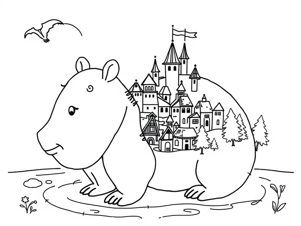 большой шар елочная игрушка с городом внутри шара