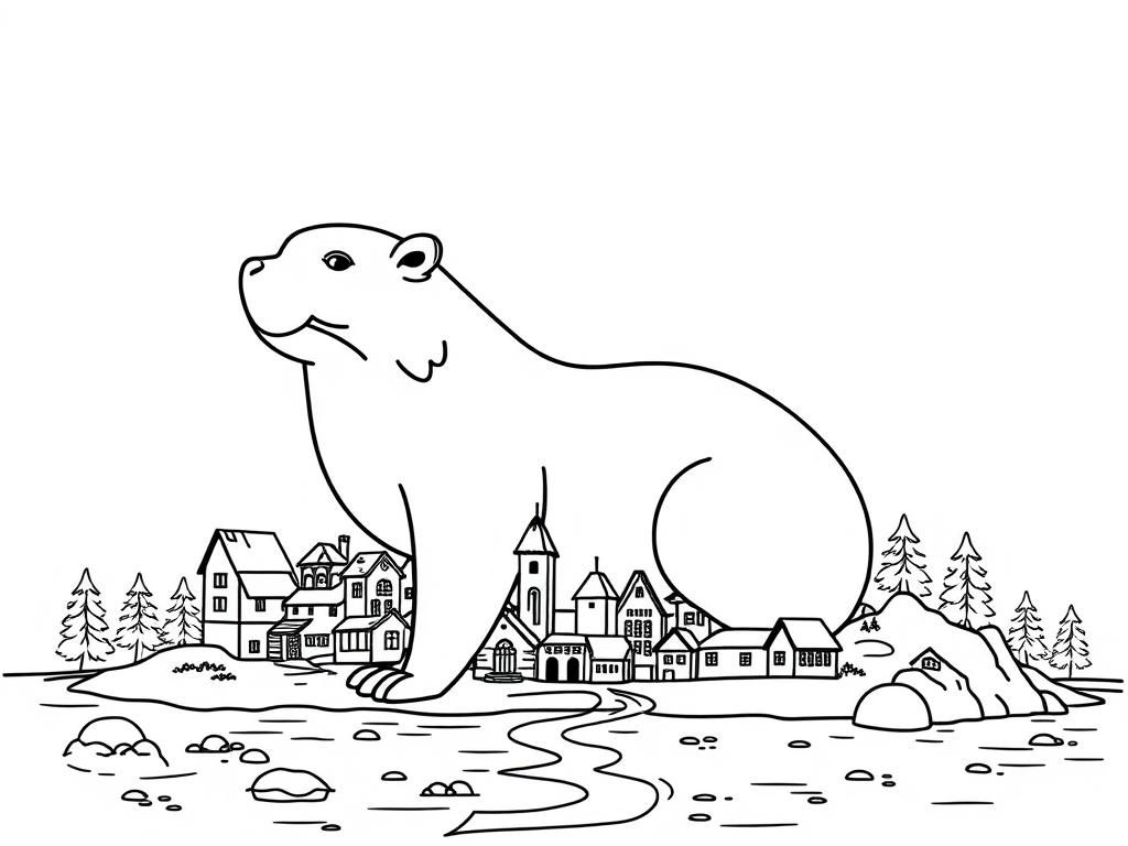 большой шар елочная игрушка с городом внутри шара