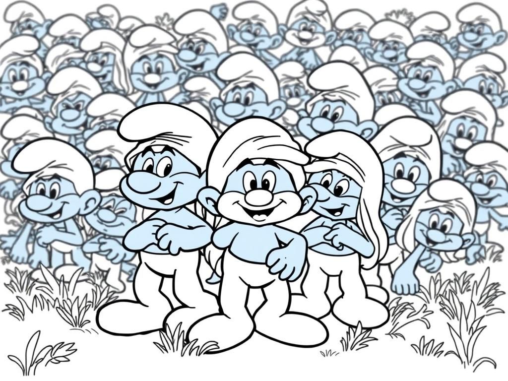 100 Smurfs