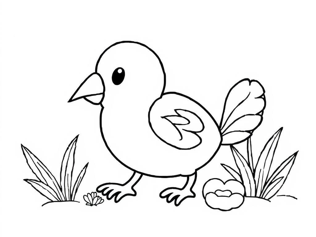 Bird Coloring Page