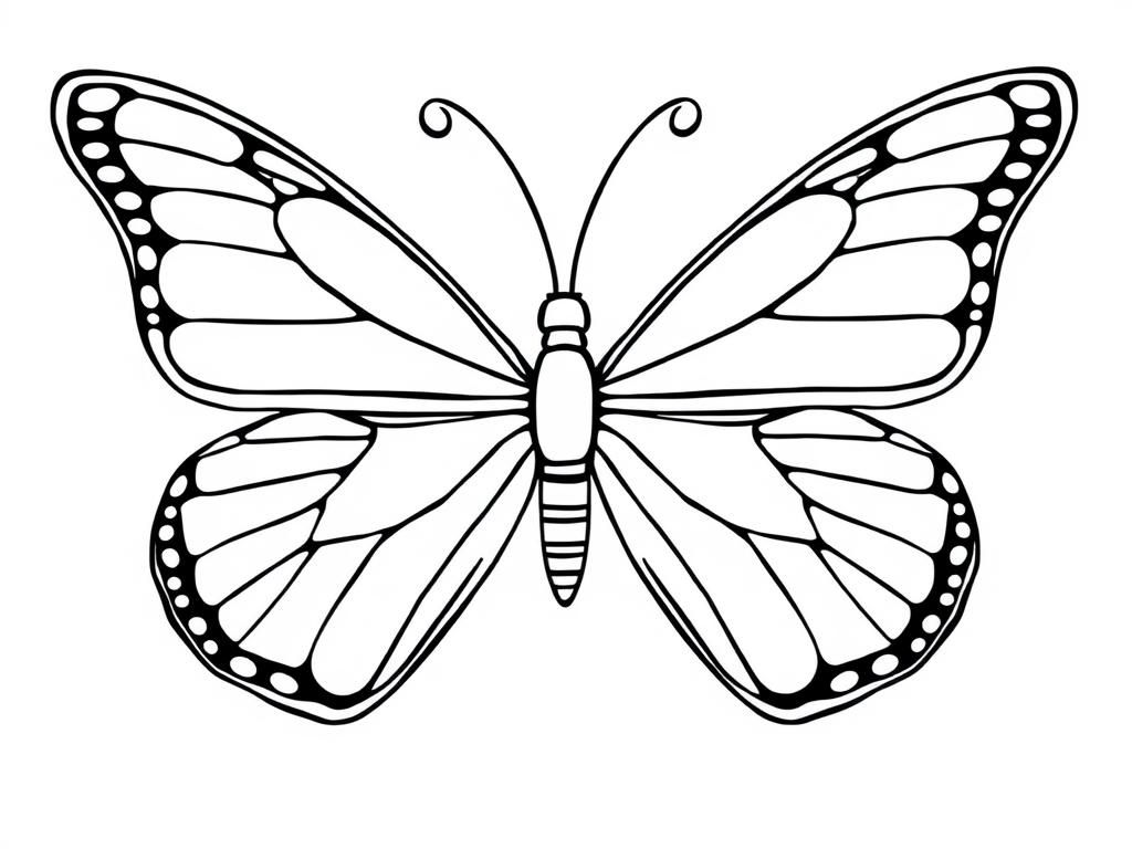 Butterfly Coloring Page