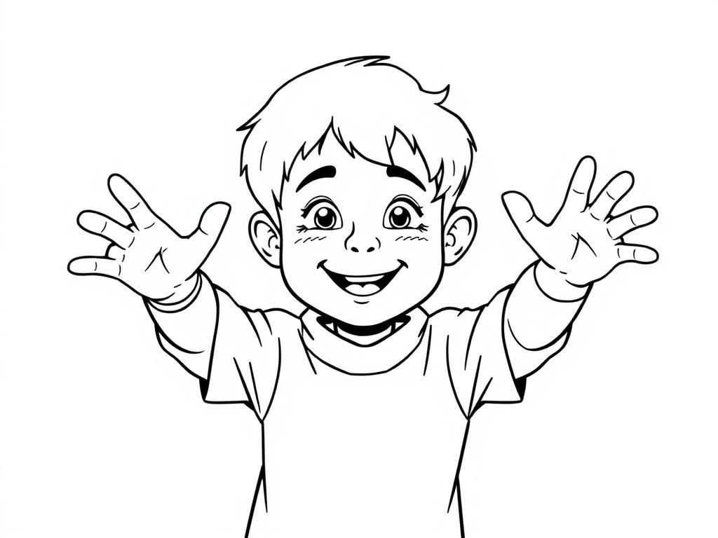 Preview of 5 year old boy with 3 hands