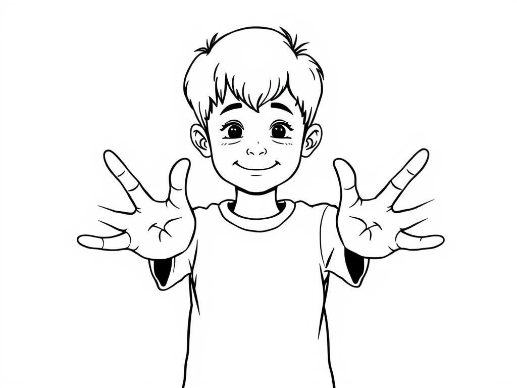 Preview of 5 year old boy with three hands