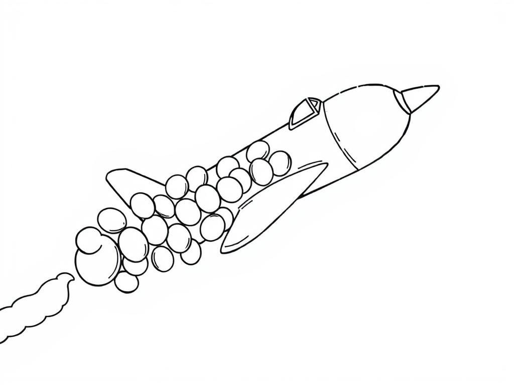 Space Coloring Page