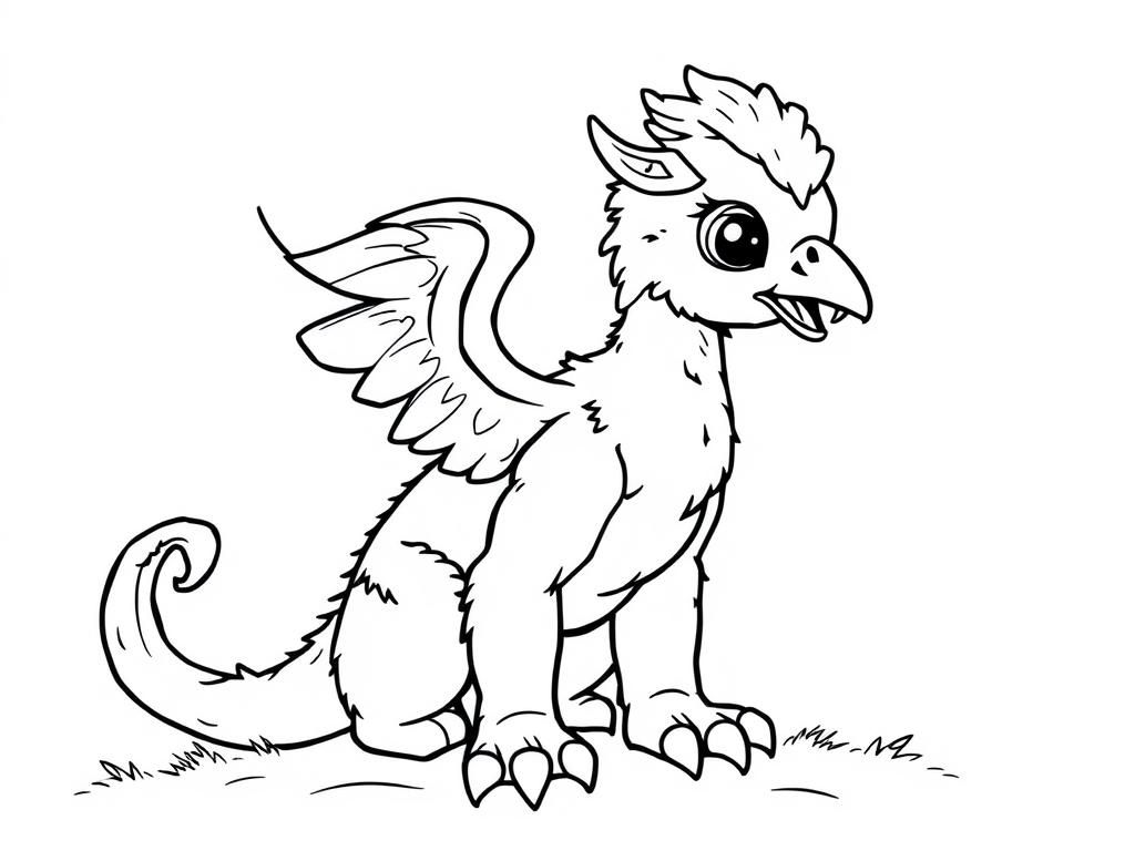 a baby griffin