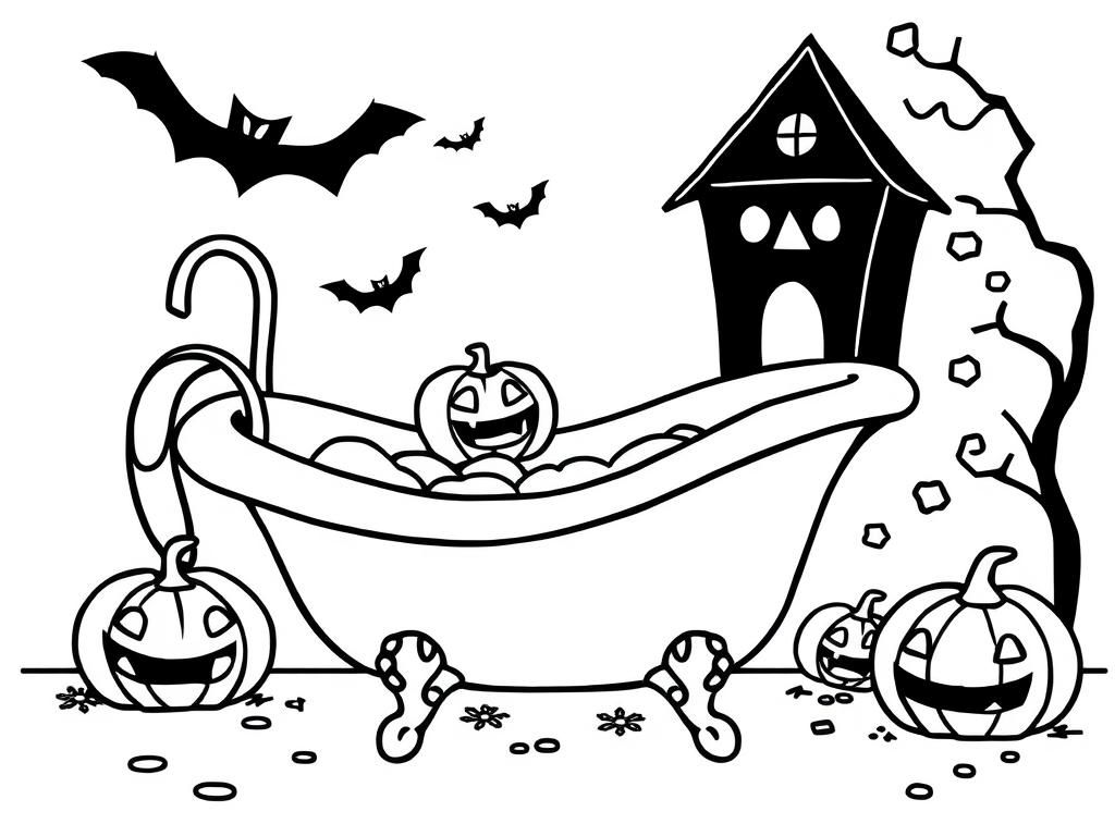 Halloween Coloring Page