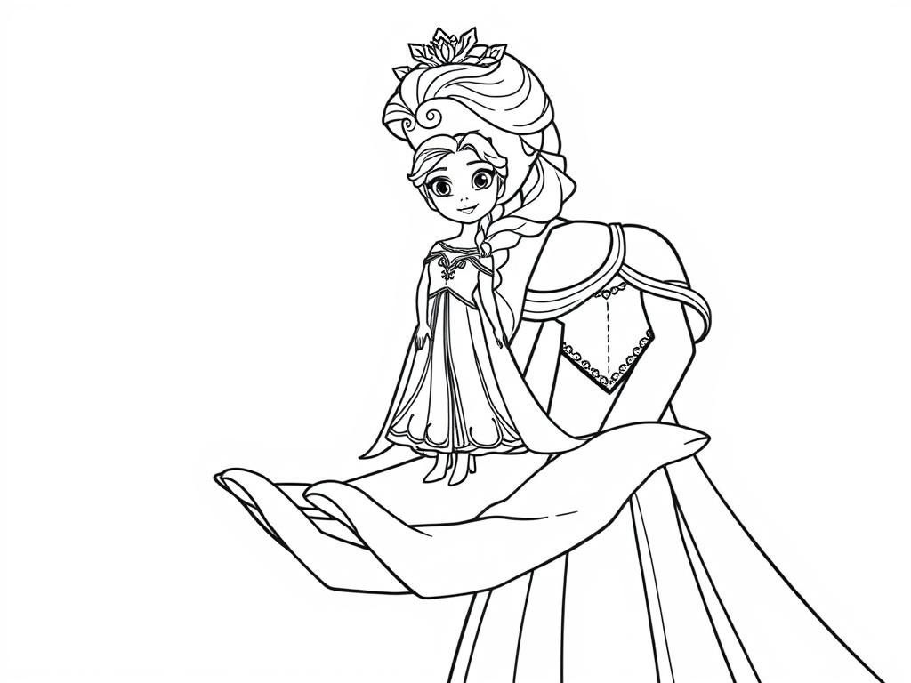 Princess Coloring Page for Kids