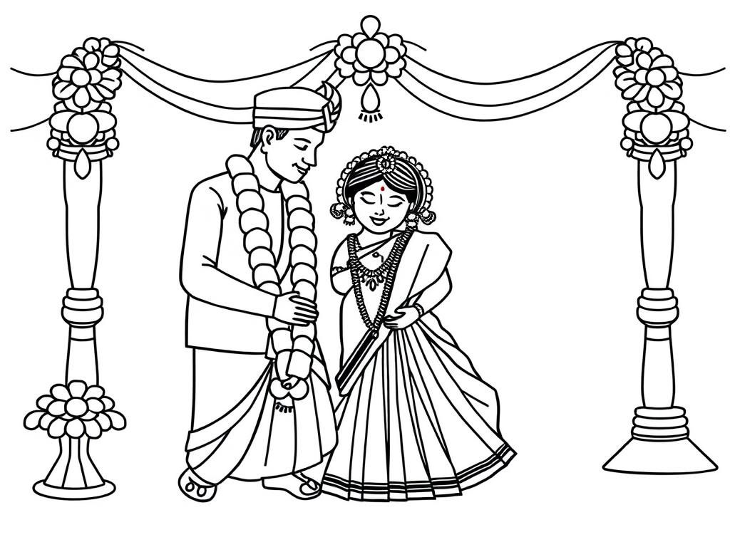 A beautiful traditional iyengar Tamil wedding ceremony