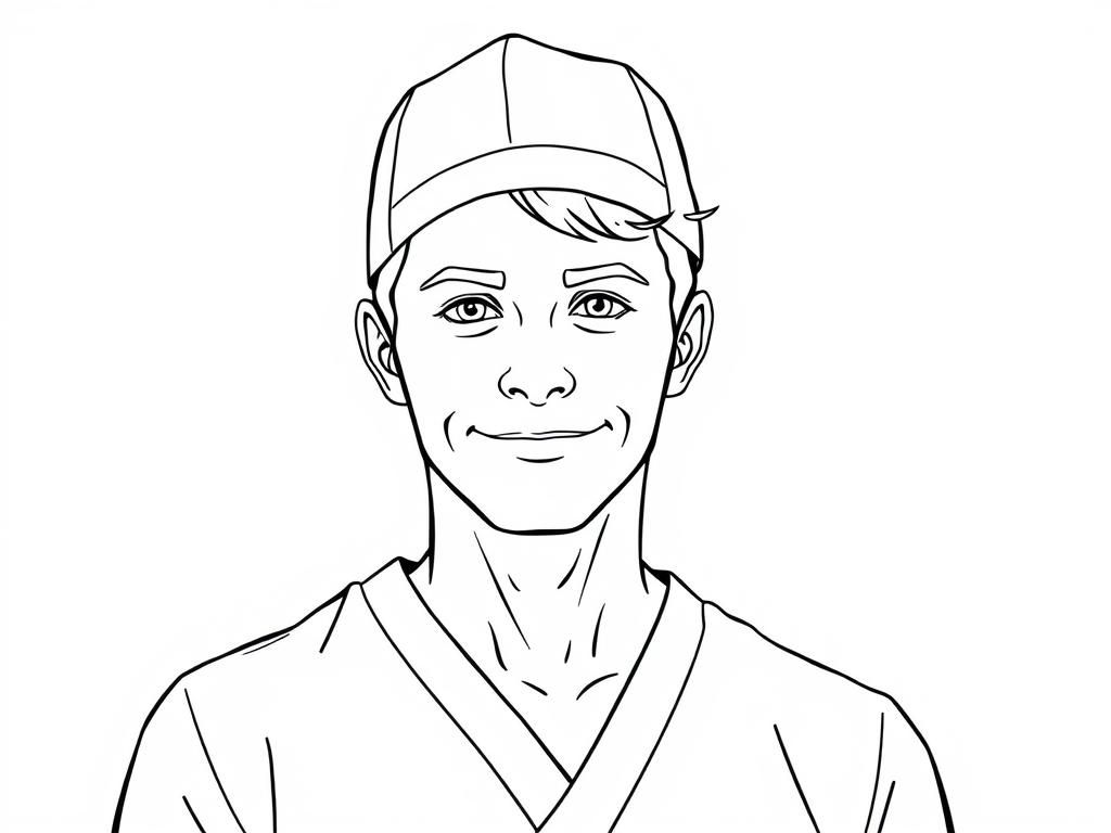 Man Coloring Page