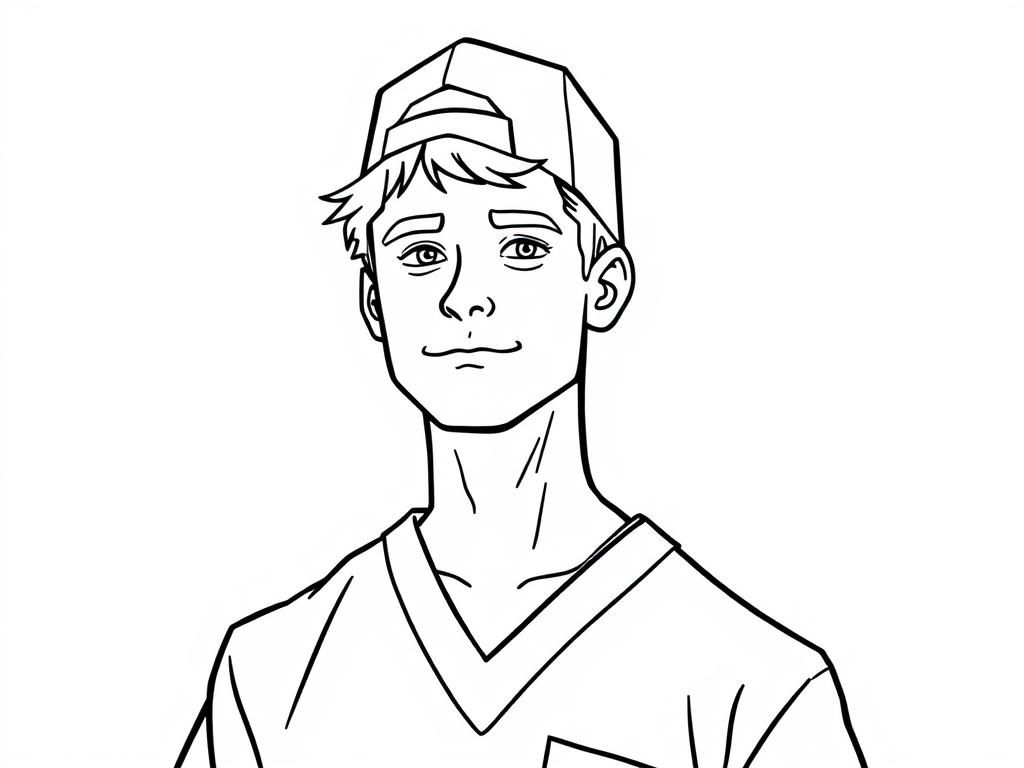 Portrait Coloring Page