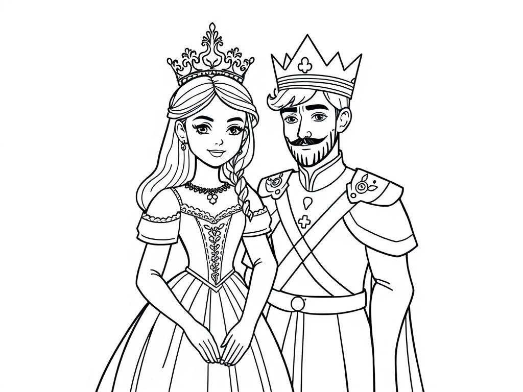 A Bohemian princess with a Hungarian prince