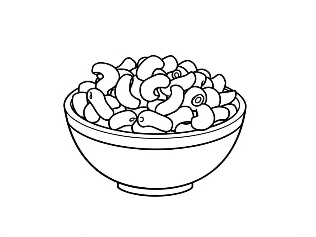 A bowl of elbow Mac and cheese