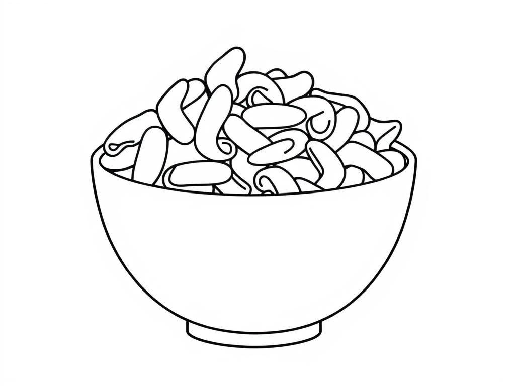 A bowl of elbow pasta
