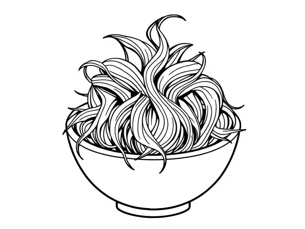 A bowl of hair
