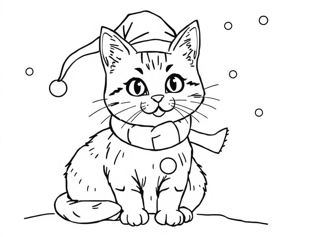 Preview of a cat named jinte who celebrates christmas