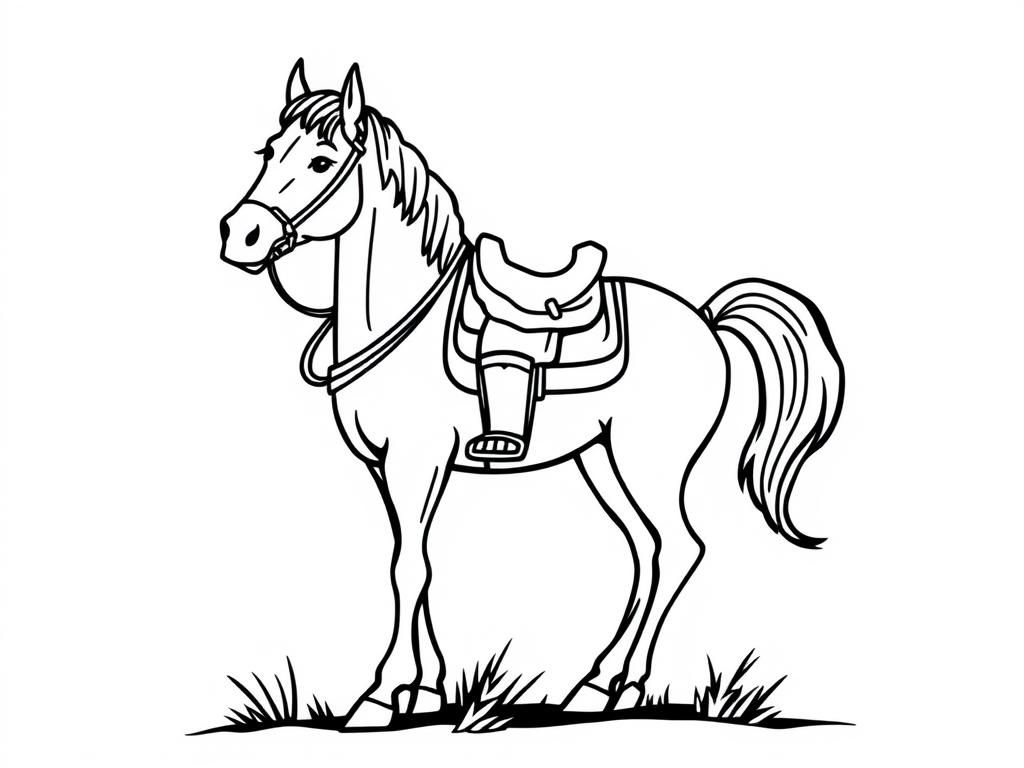 Horse Coloring Page