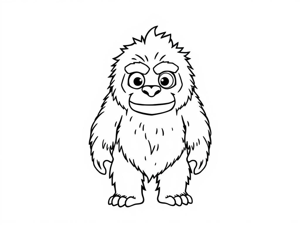 Preview of A cute Yeti