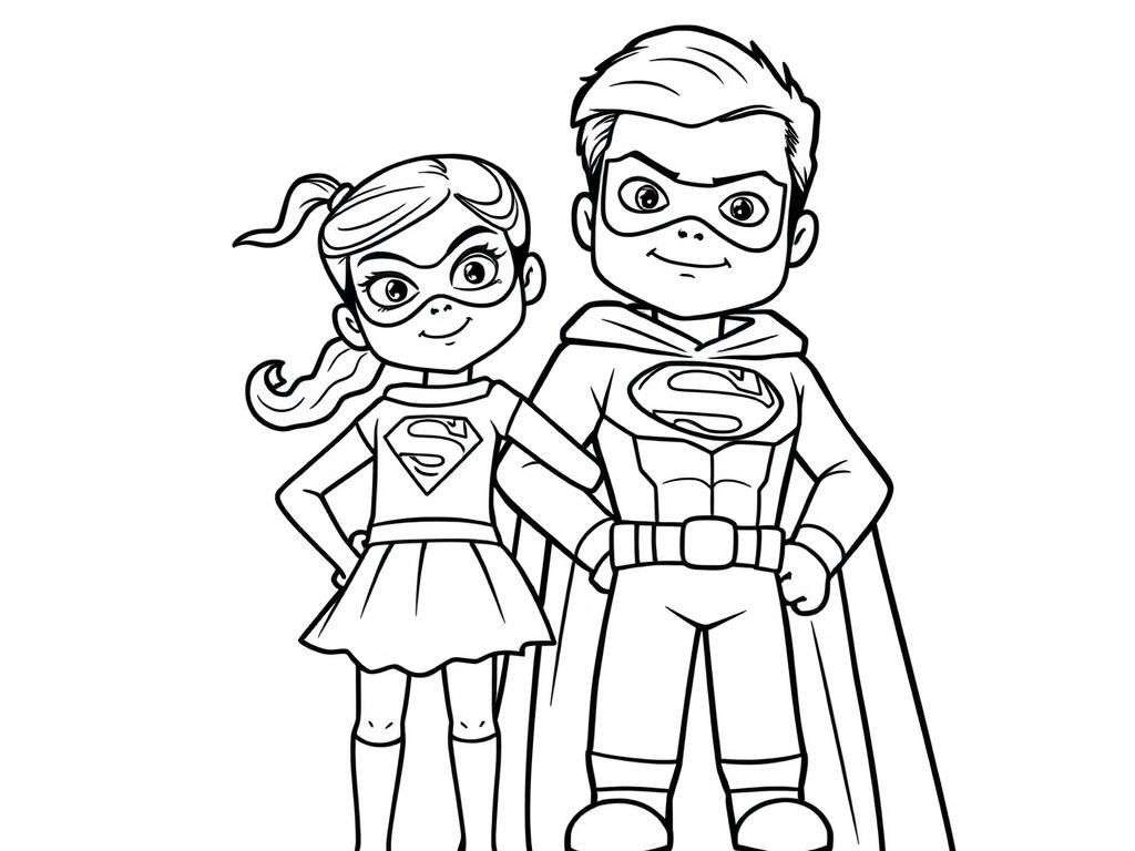 Preview of a dad and daughter superhero team