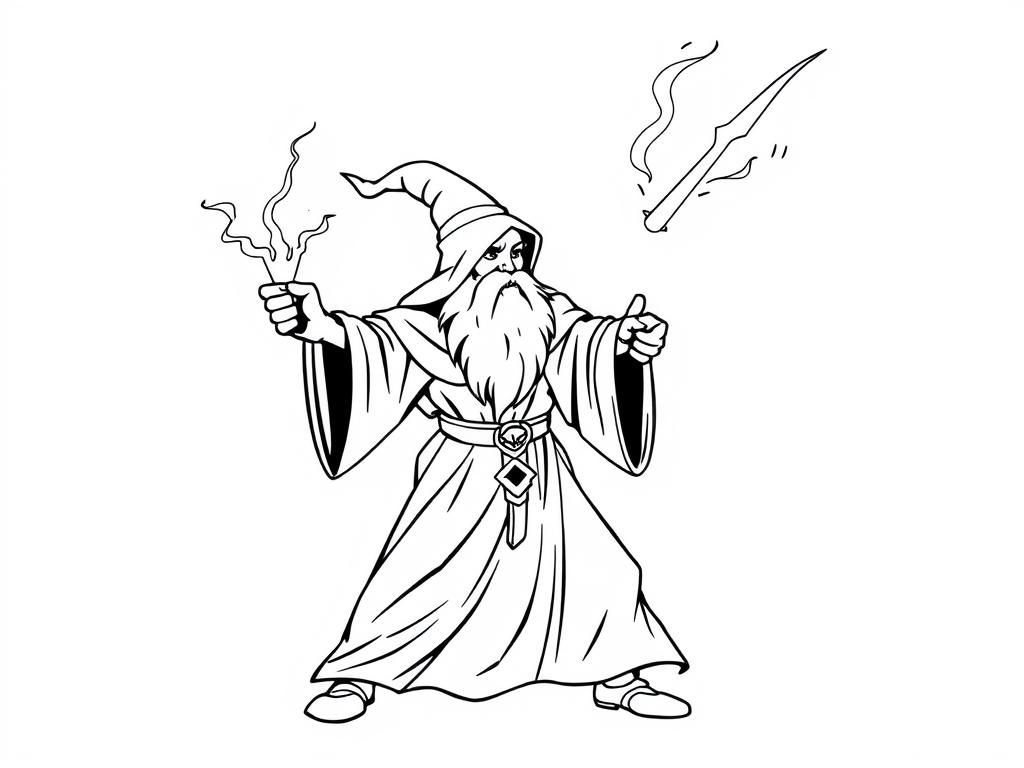 A dnd wizard casting true strike