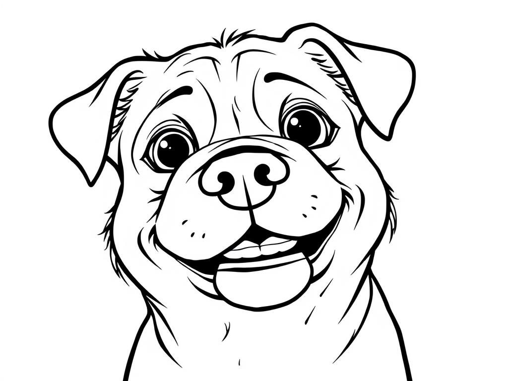 Preview of A dog making a silly face