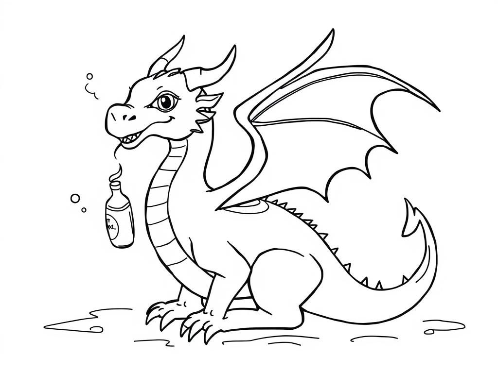 A dragon potion for free pets and a ride