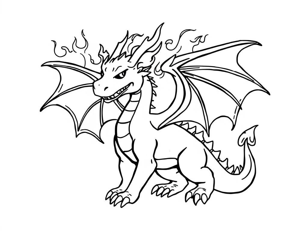 Dragon Coloring Page