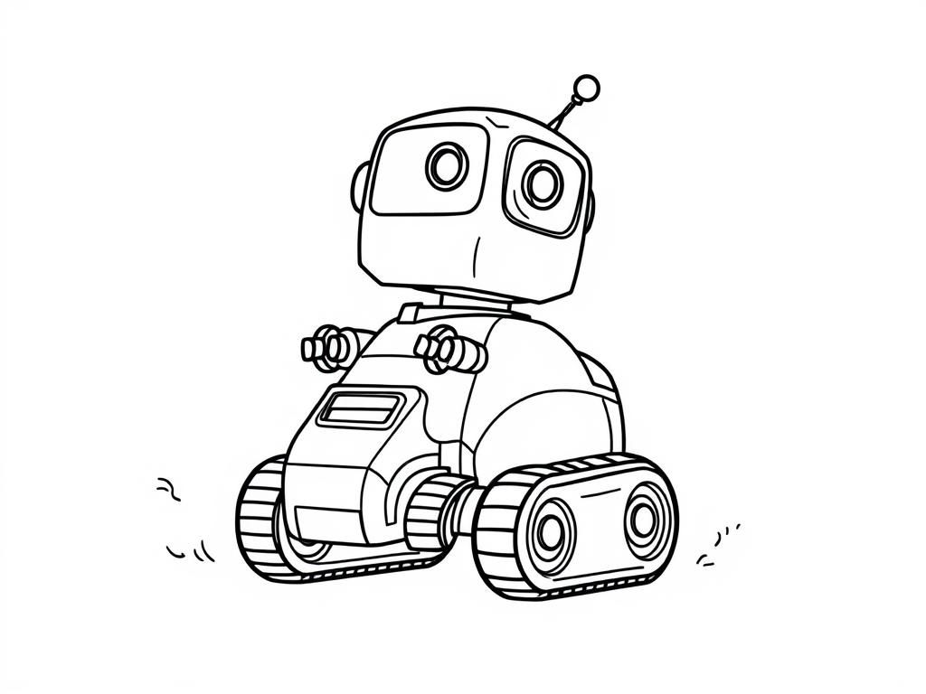 Preview of a driving robot