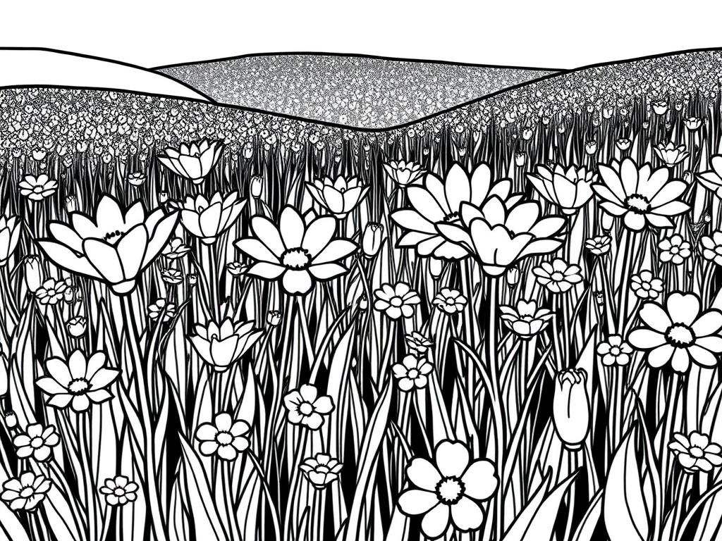 Preview of a field of flowers