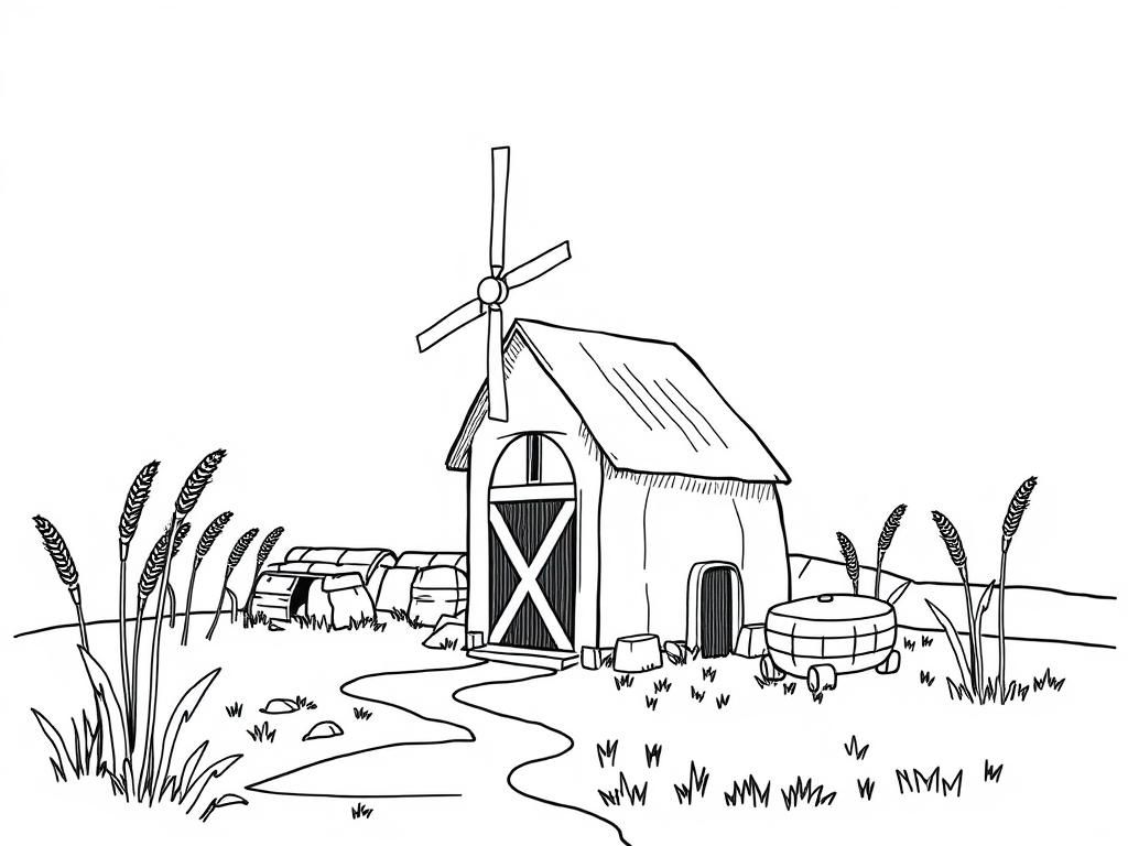 A grain mill in Transylvania