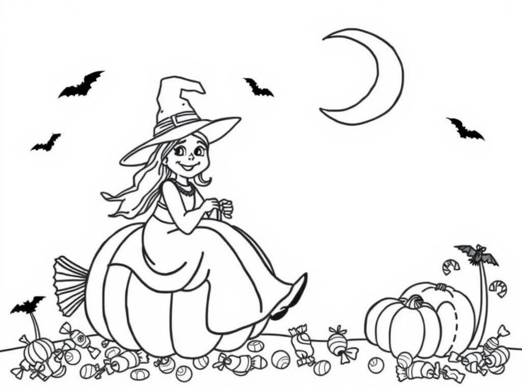Halloween Coloring Page