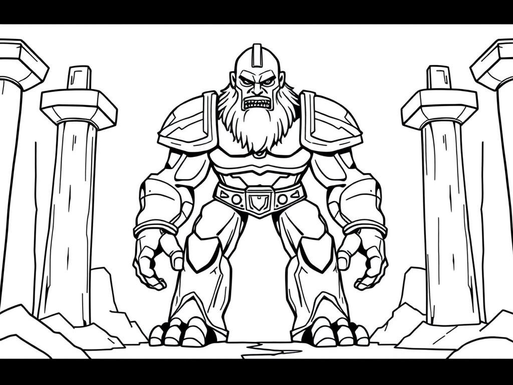 Preview of a kind titan greets you at the gates