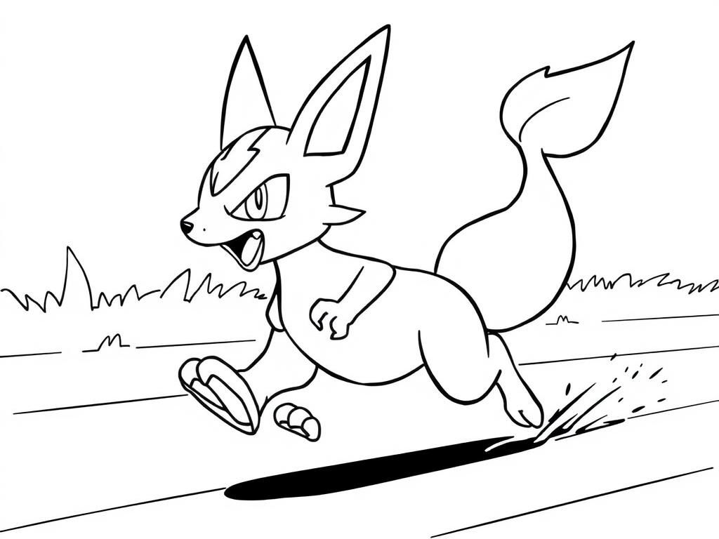 Jolteon Pokémon Coloring Page