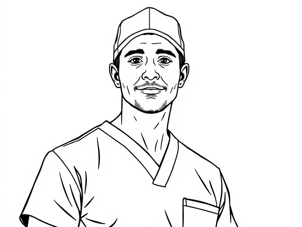 Doctor Coloring Page