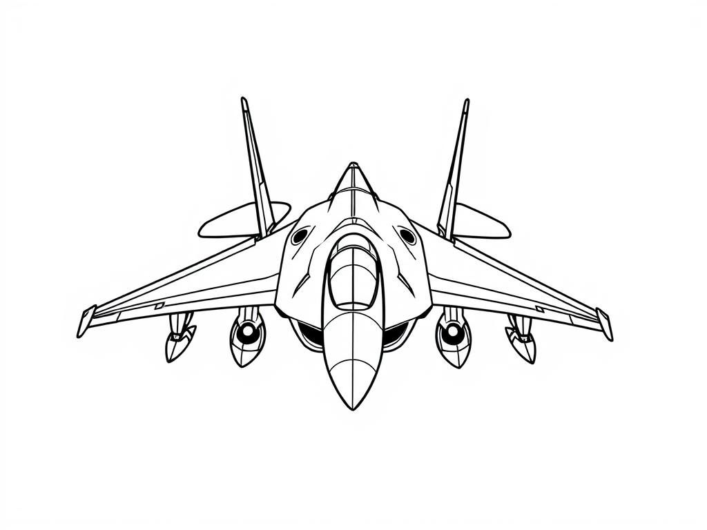 Preview of a modern fighter jet