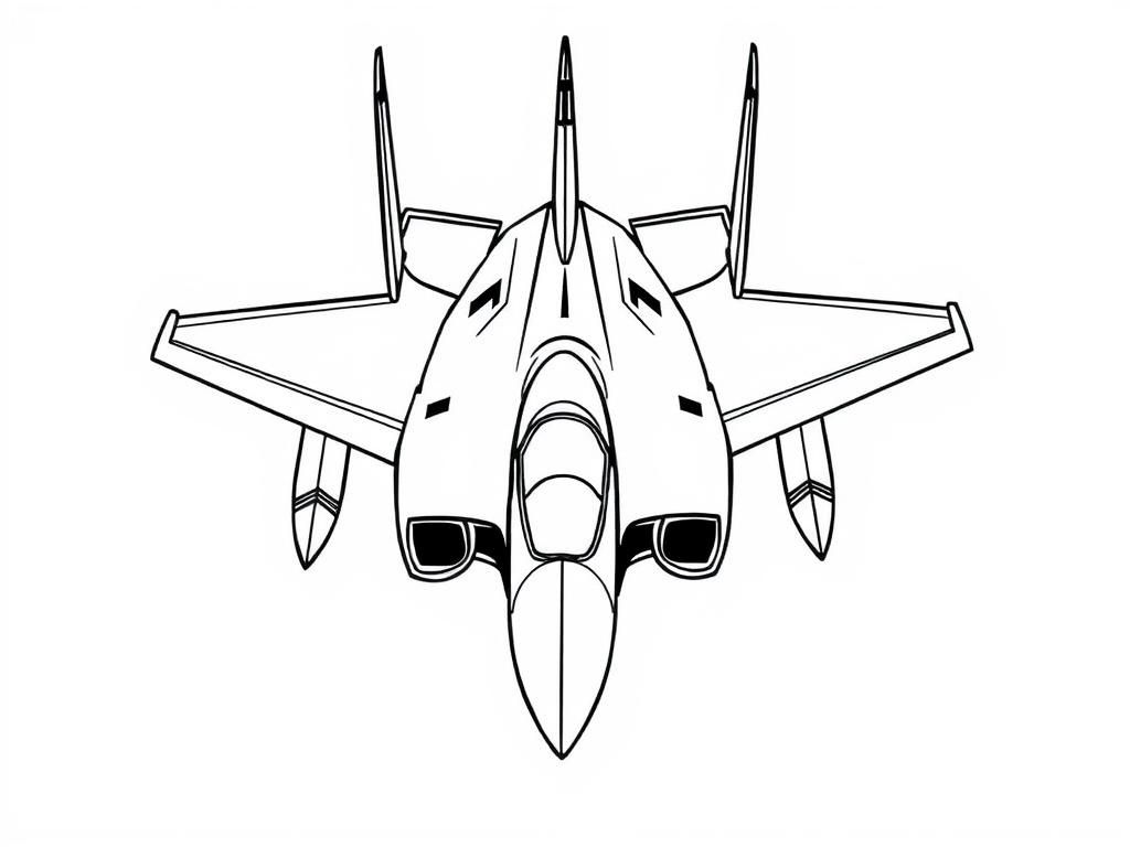 Preview of a modern fighter jet