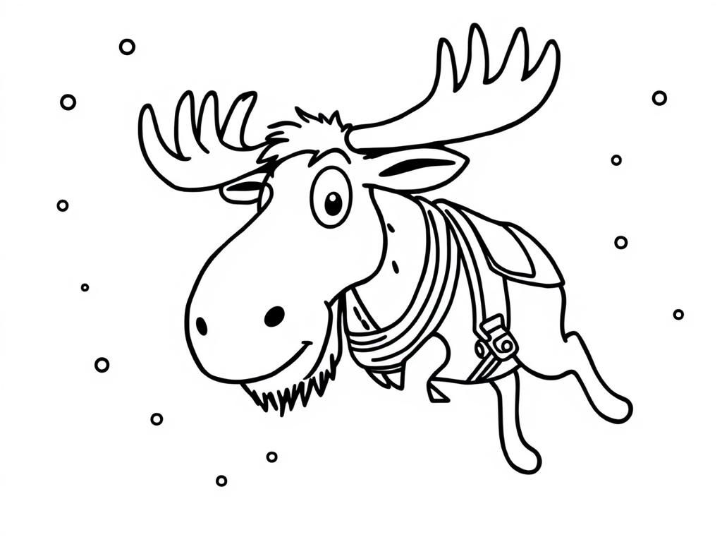 Preview of A moose in space