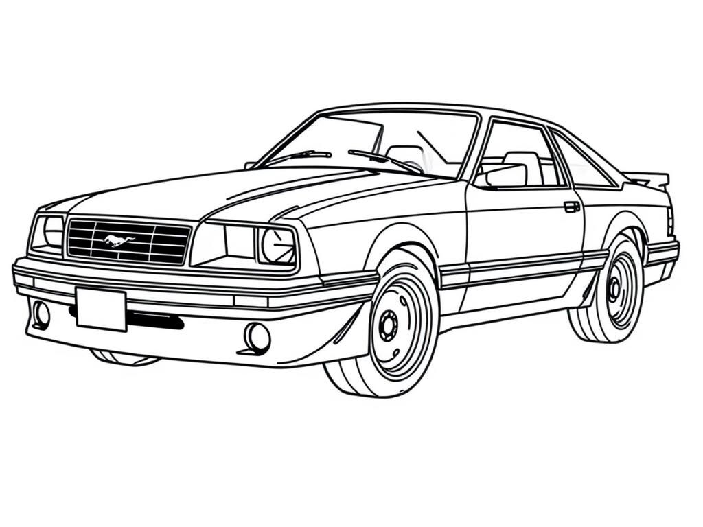 Preview of A mustang from the 80's