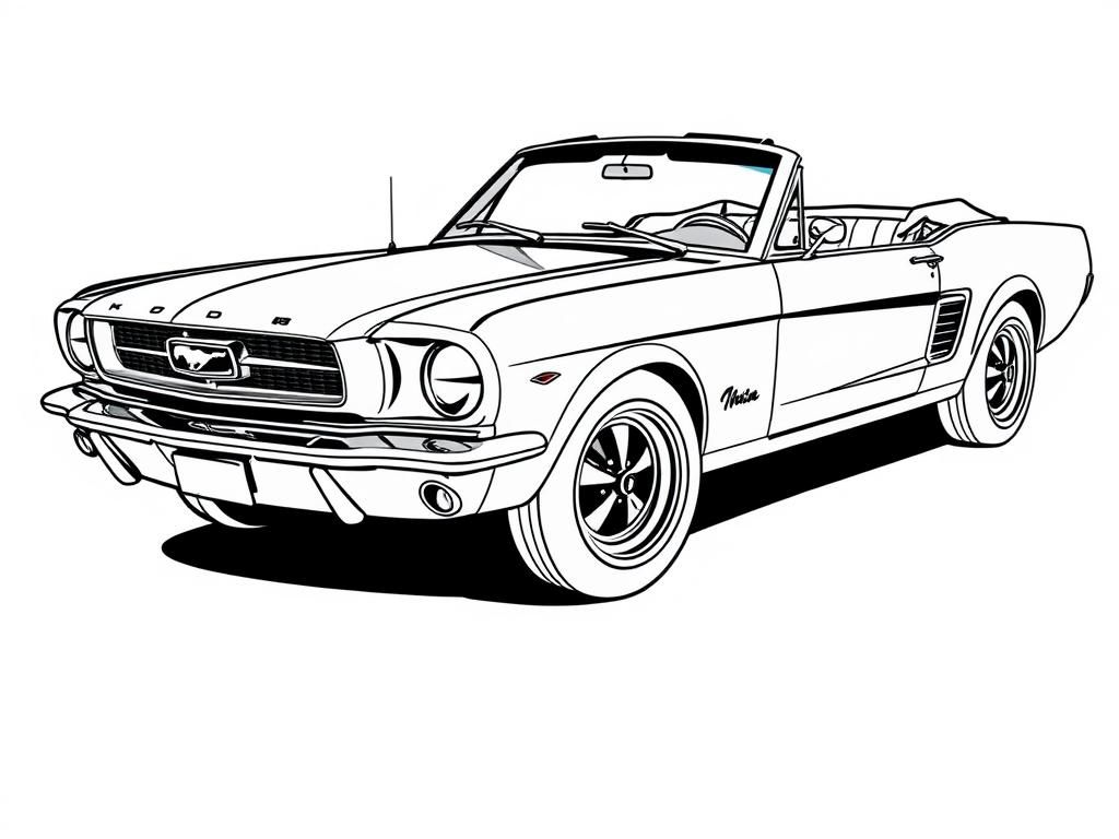 Preview of A old Mustang convertible