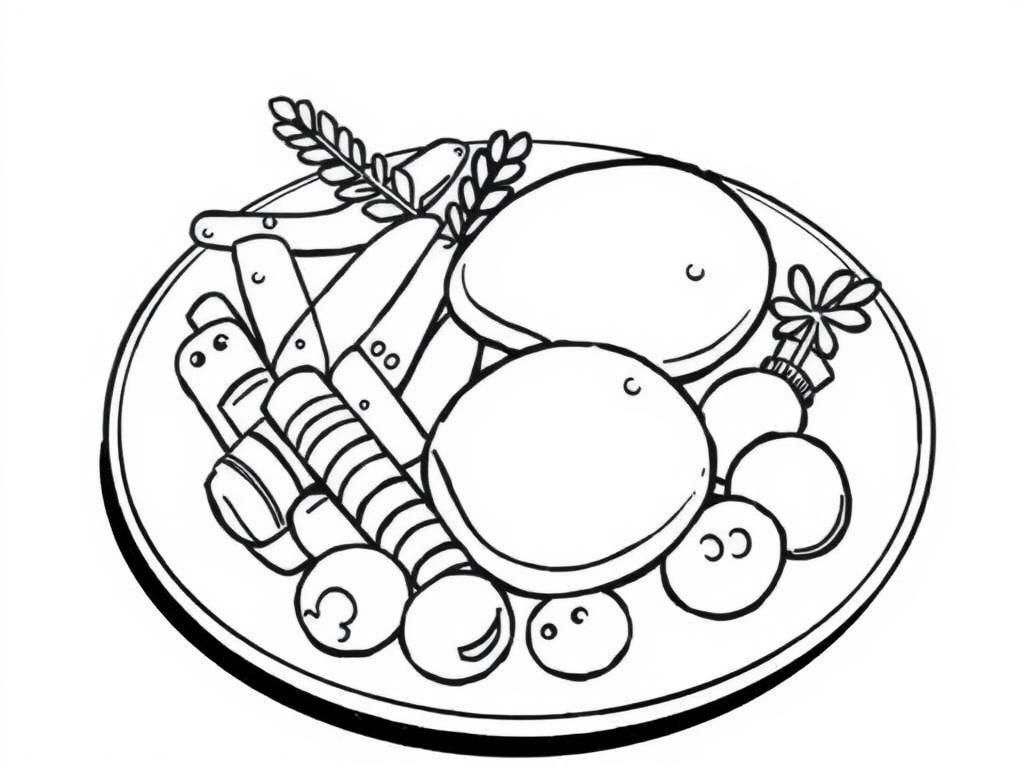Food Coloring Page