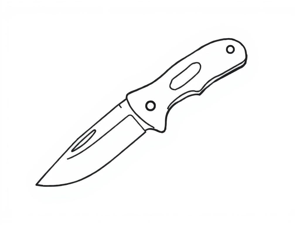 Preview of A pocket knife with a skull handle