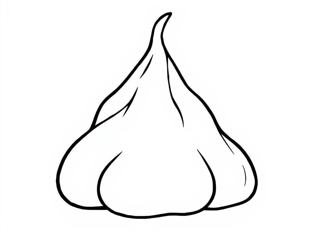 Garlic Coloring Page