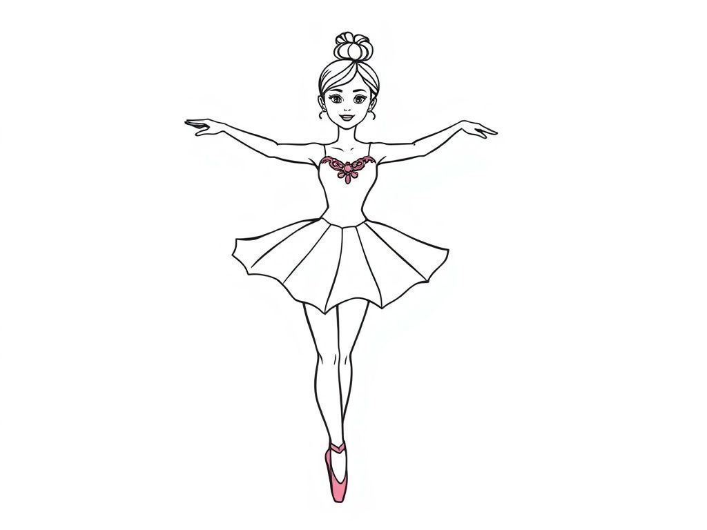 a pretty ballerina lady wearing pink