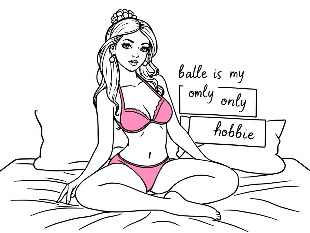 Ballet Lover Coloring Page