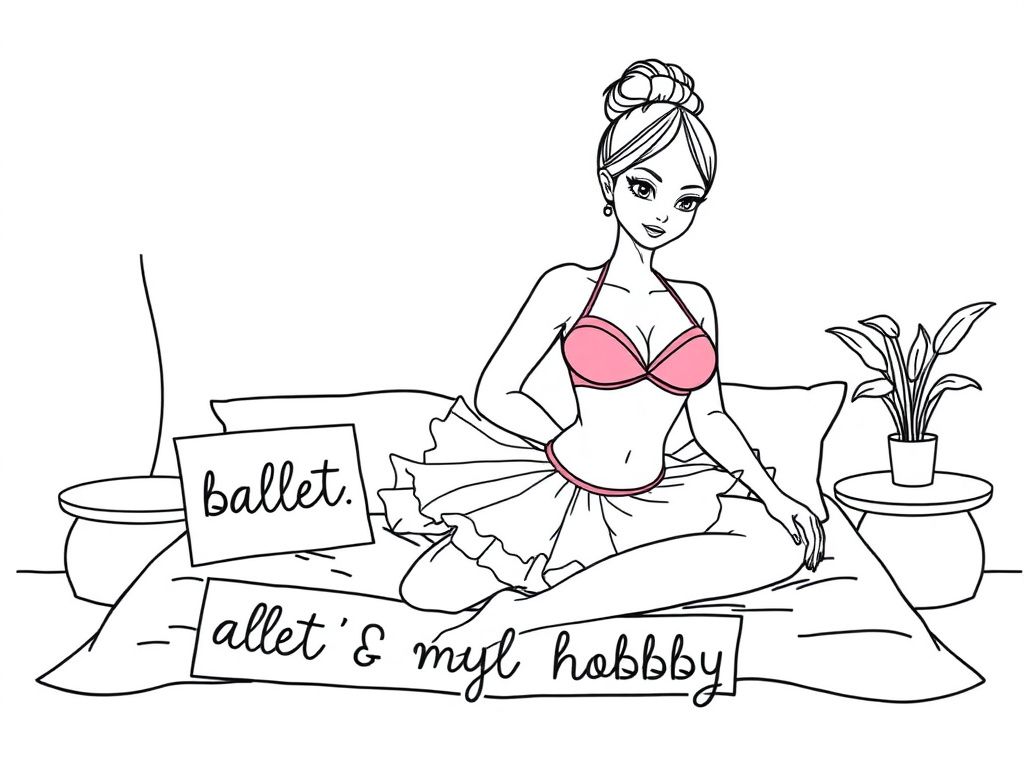 Ballet Coloring Page