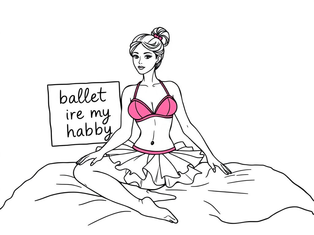 Ballet Dancer Coloring Page