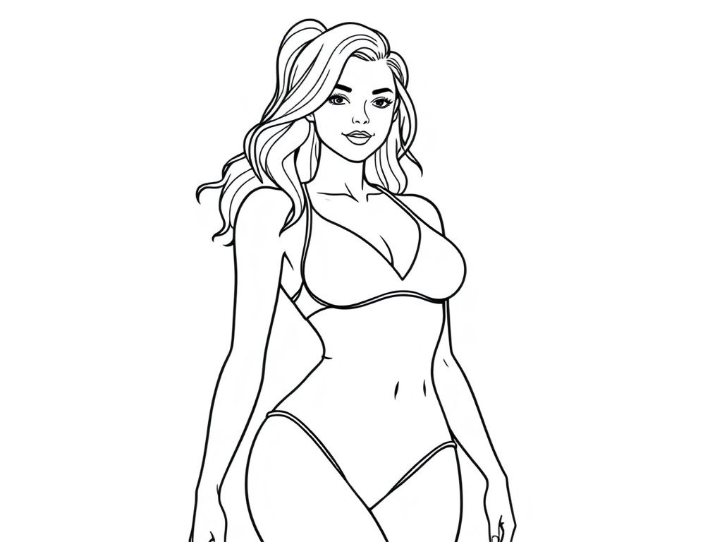 a pretty woman in a leotard bikini