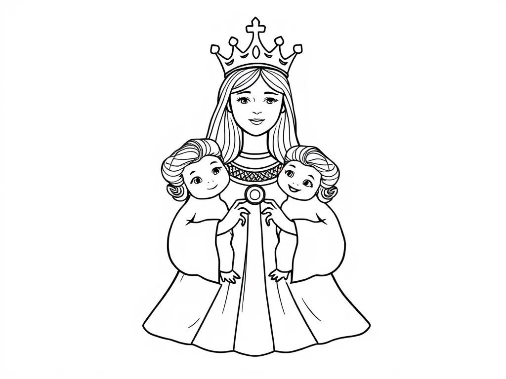 Princess Coloring Page