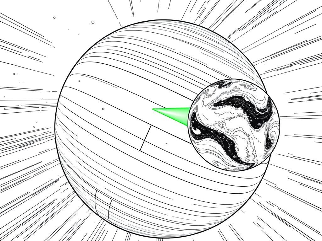 Space Planets Coloring Page