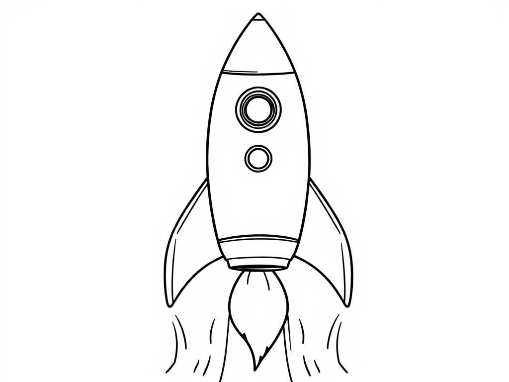 Preview of A rocketship with a helmeted tip, flanked by two spherical fuel pods. Excess smoke is being expelled from the nosecone.