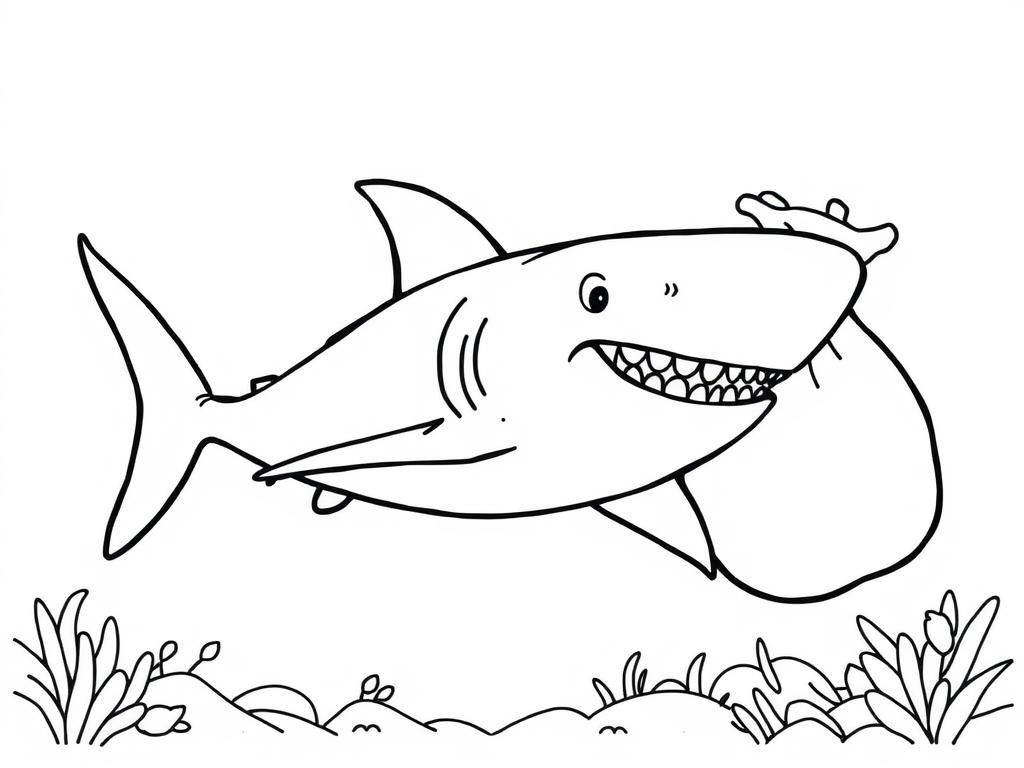 Shark Coloring Page